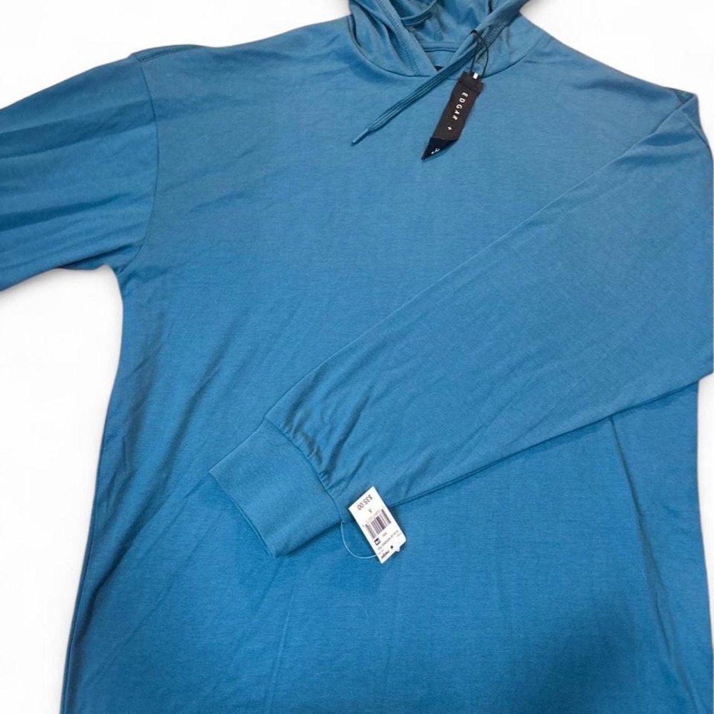 Edgar & Ash Blue Long Sleeve Hoodie